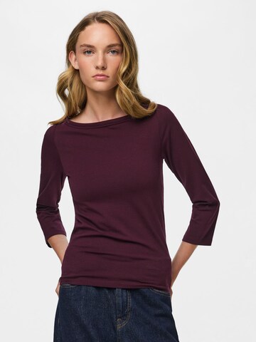 PIECES Shirt 'PCPhoebe' in Red: front