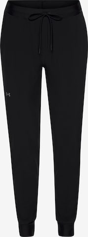 UNDER ARMOUR Tapered Sporthose in Schwarz: predná strana