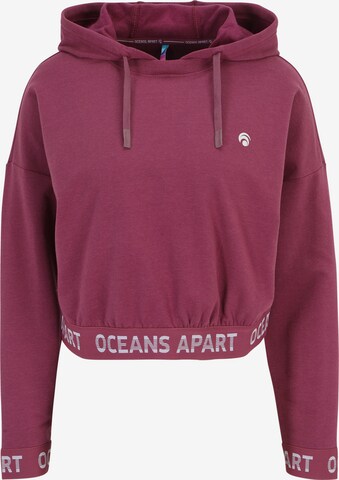 OCEANSAPART Sweatshirt 'Beauty' i rosa: framsida