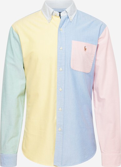 Polo Ralph Lauren Chemise en bleu clair / jaune clair / menthe / rosé, Vue avec produit