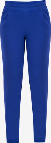 Slimfit Pantaloni con pieghe 'ERYKA ' di Karko in blu: frontale