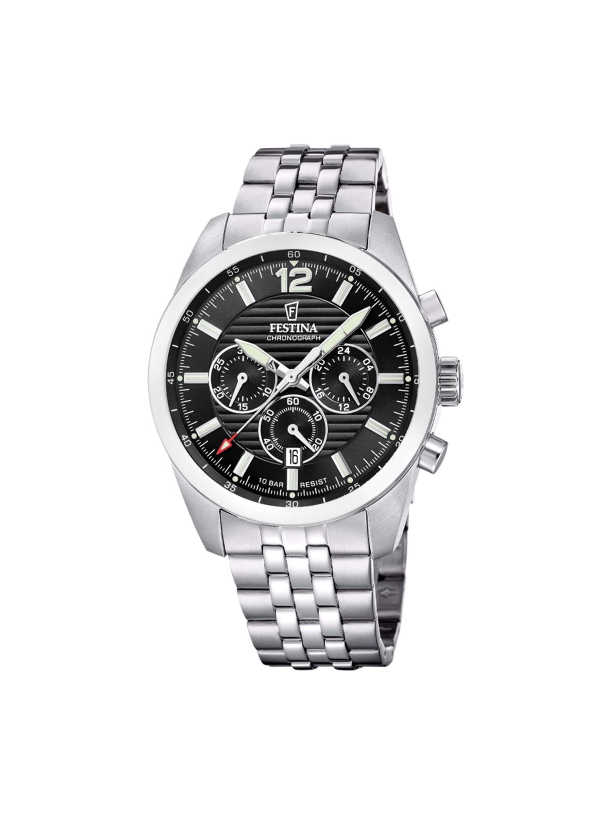 FESTINA Analoog horloge in Zwart: voorkant
