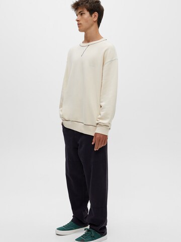 Pull&Bear Sweatshirt in Beige