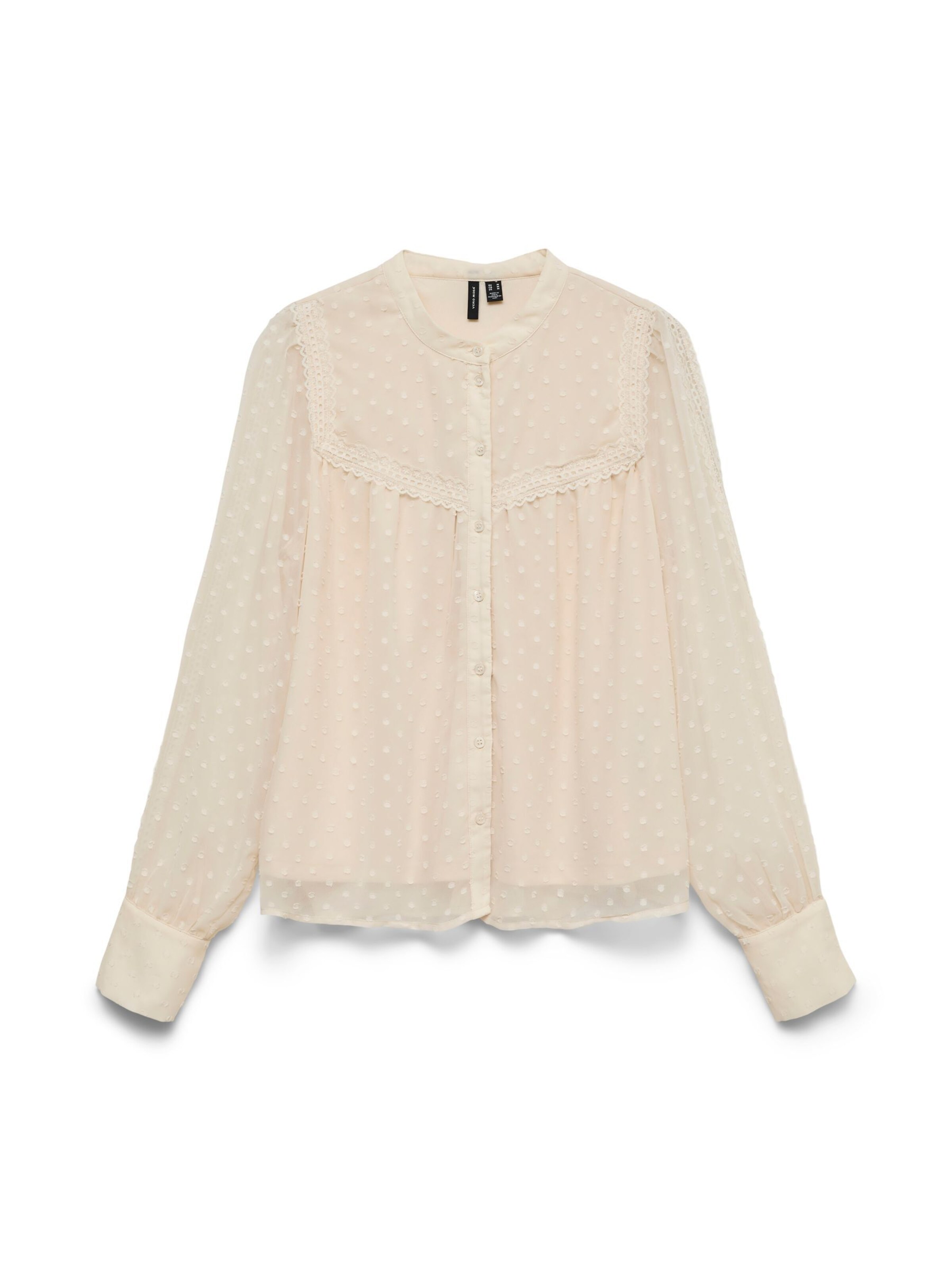 VERO MODA Blouse 'LEAH' in Beige: front