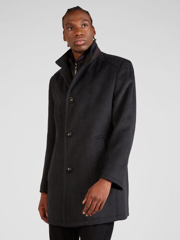 bugatti Between-Seasons Coat in Grey: front