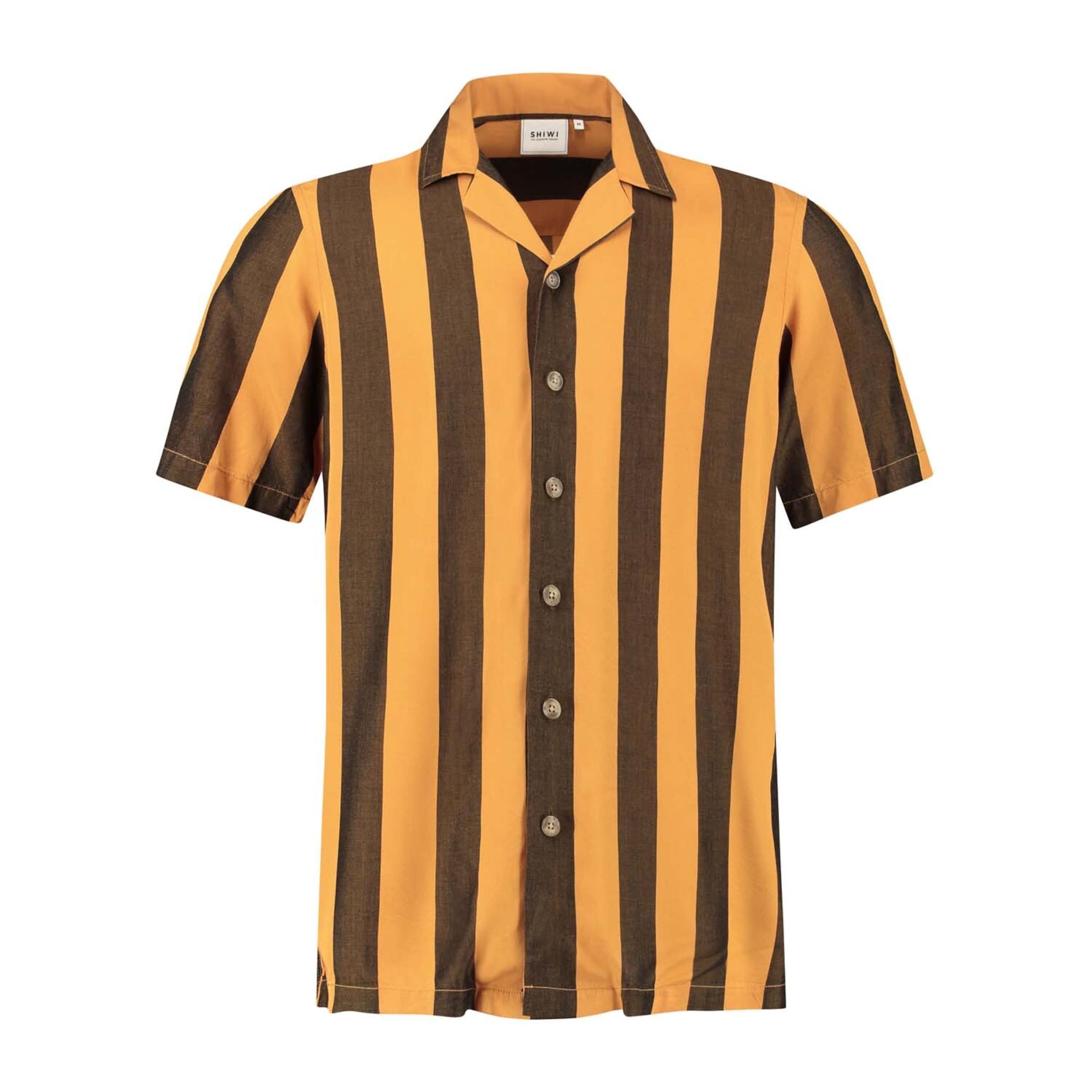 Shiwi Button Up Shirt 'Cooper' in Orange: front