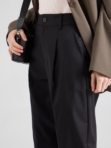 juoda Lauren Ralph Lauren Standartinis Kelnės su kantu 'ZEEYA'