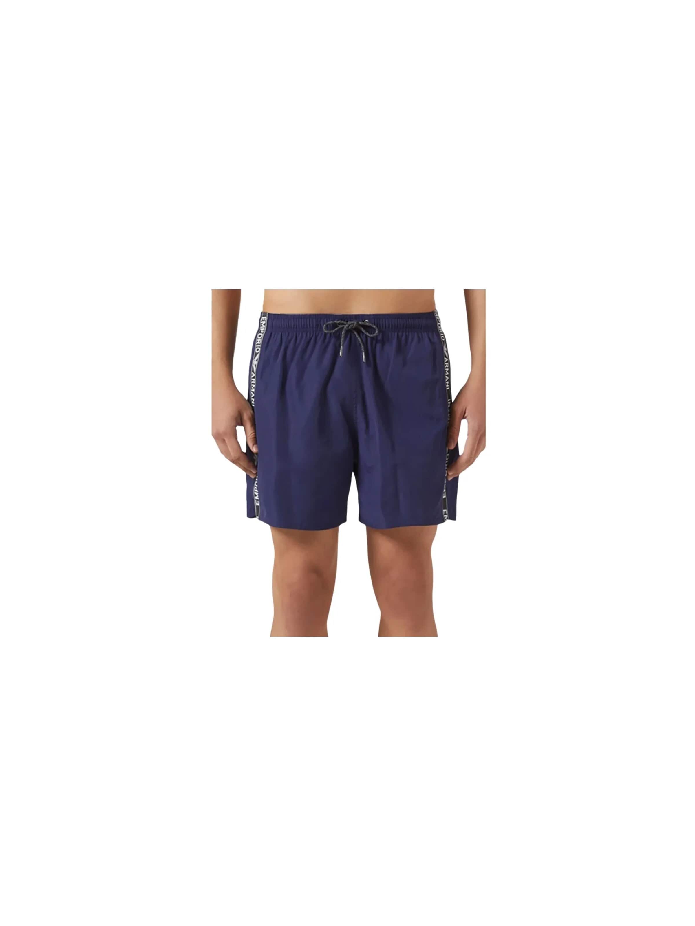 Shorts de bain 'GA eagle' ARMANI en bleu : devant