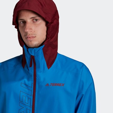 Skinny Veste outdoor ADIDAS TERREX en bleu