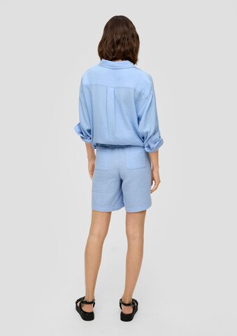 Wide leg Pantaloni di s.Oliver in blu