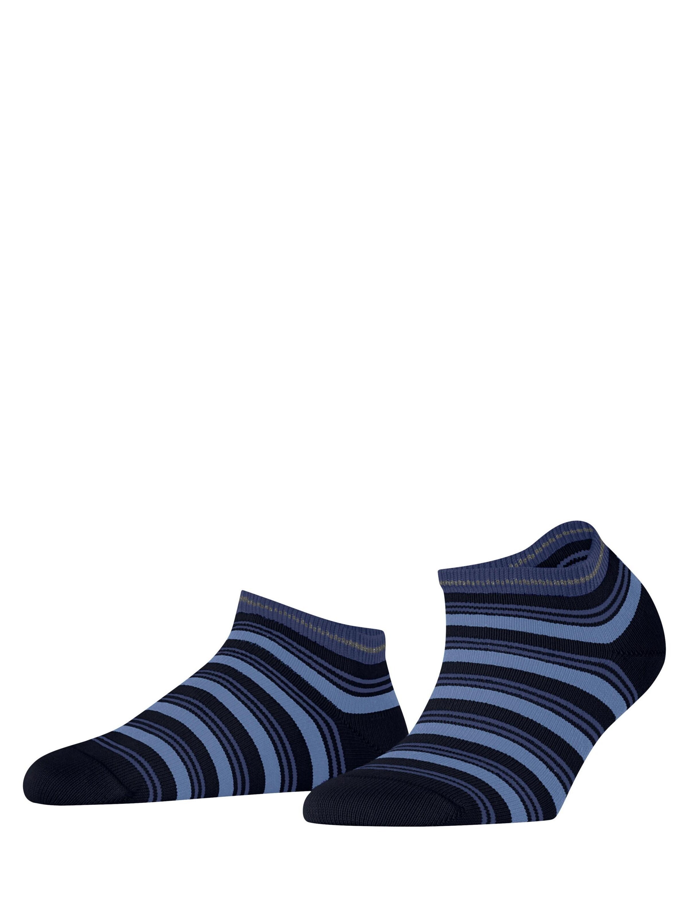 FALKE Füßlinge 'Smart Stripe'‌‌‌‌‌‌‌‌ in Blau: Vorderseite