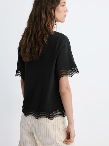 MANGO Shirt 'Ona' in Zwart
