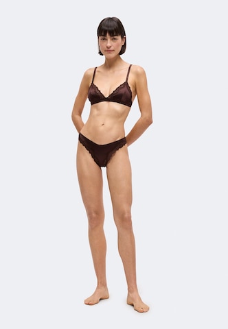 ETAM Triangle Bra 'Chuchotee' in Brown