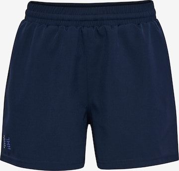 Hummel - Regular Calças de desporto em azul: frente