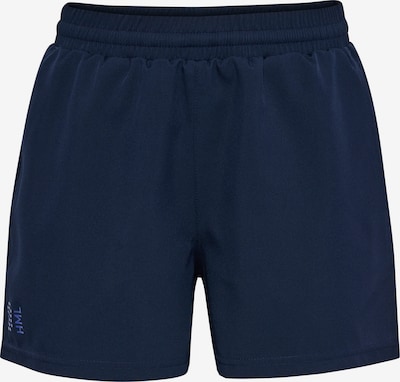 Hummel Pantalon de sport en bleu marine / bleu clair, Vue avec produit