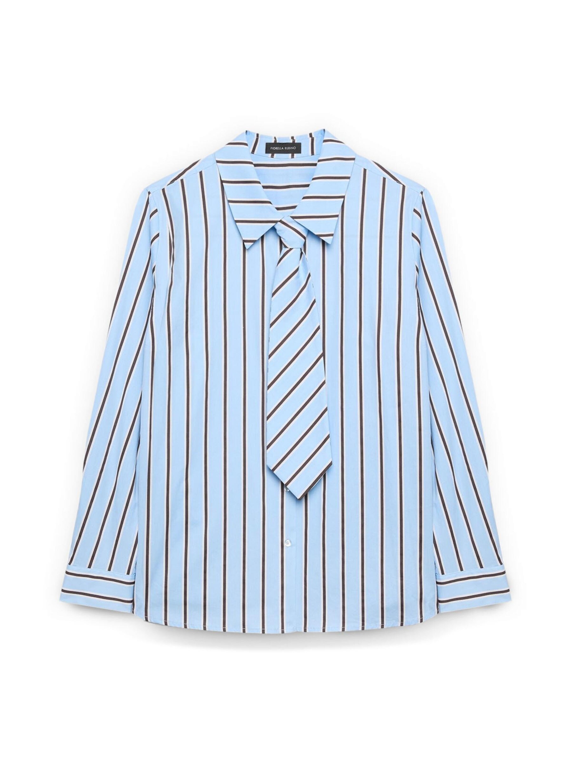 Fiorella Rubino Shirt in Blauw: voorkant