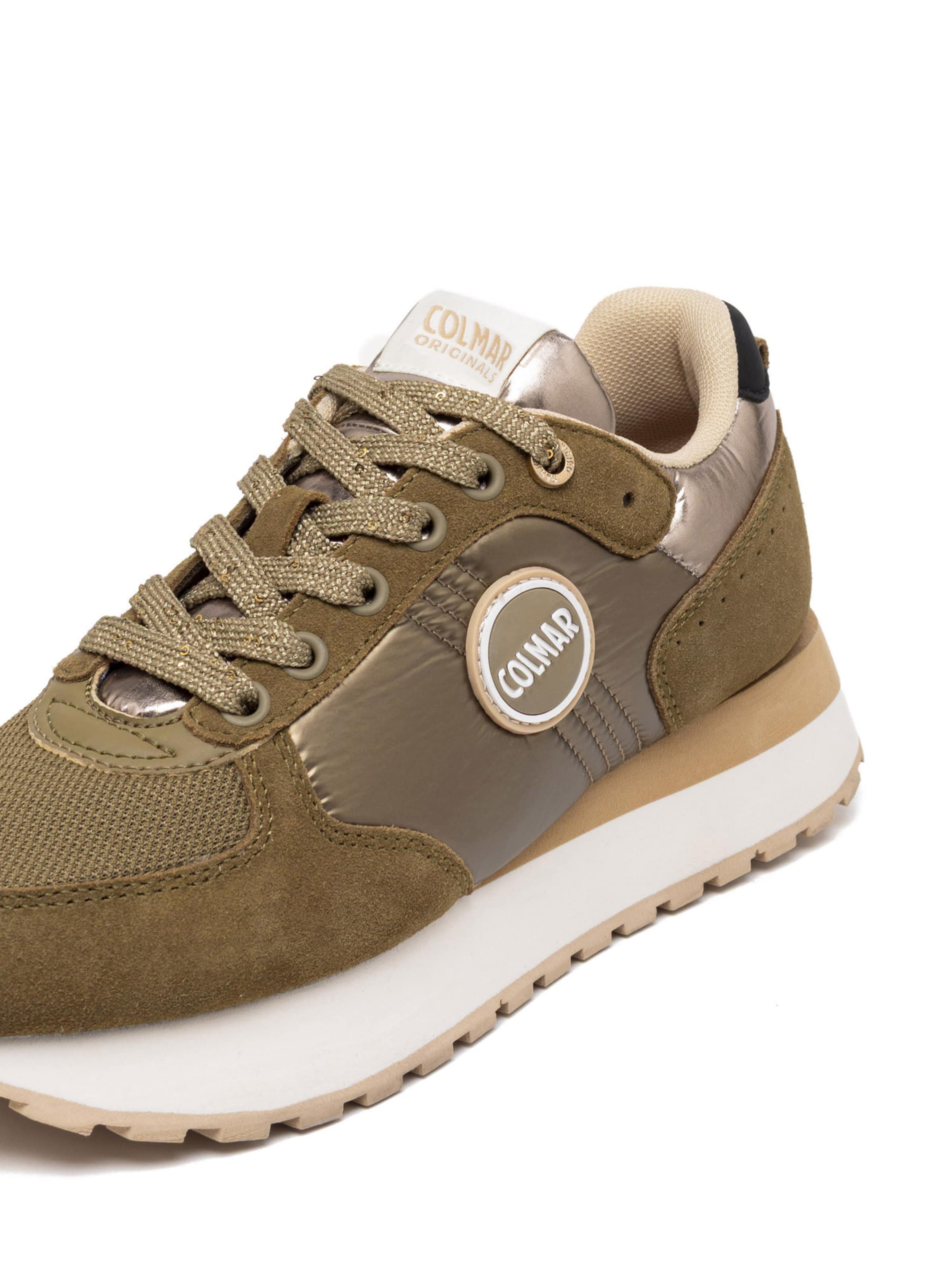 Sneaker bassa 'Travis Authentic' di Colmar in verde: frontale