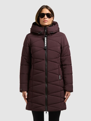 khujo Winterjas in Rood: voorkant
