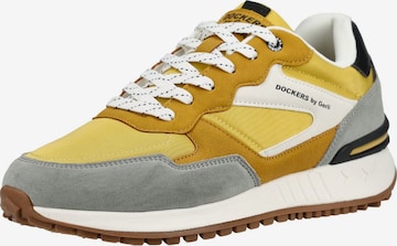 Sneaker bassa di Dockers by Gerli in giallo: frontale