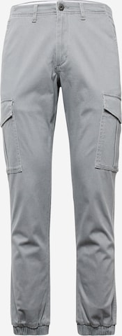 JACK & JONES - Calças cargo 'Marco Joe' em cinzento: frente