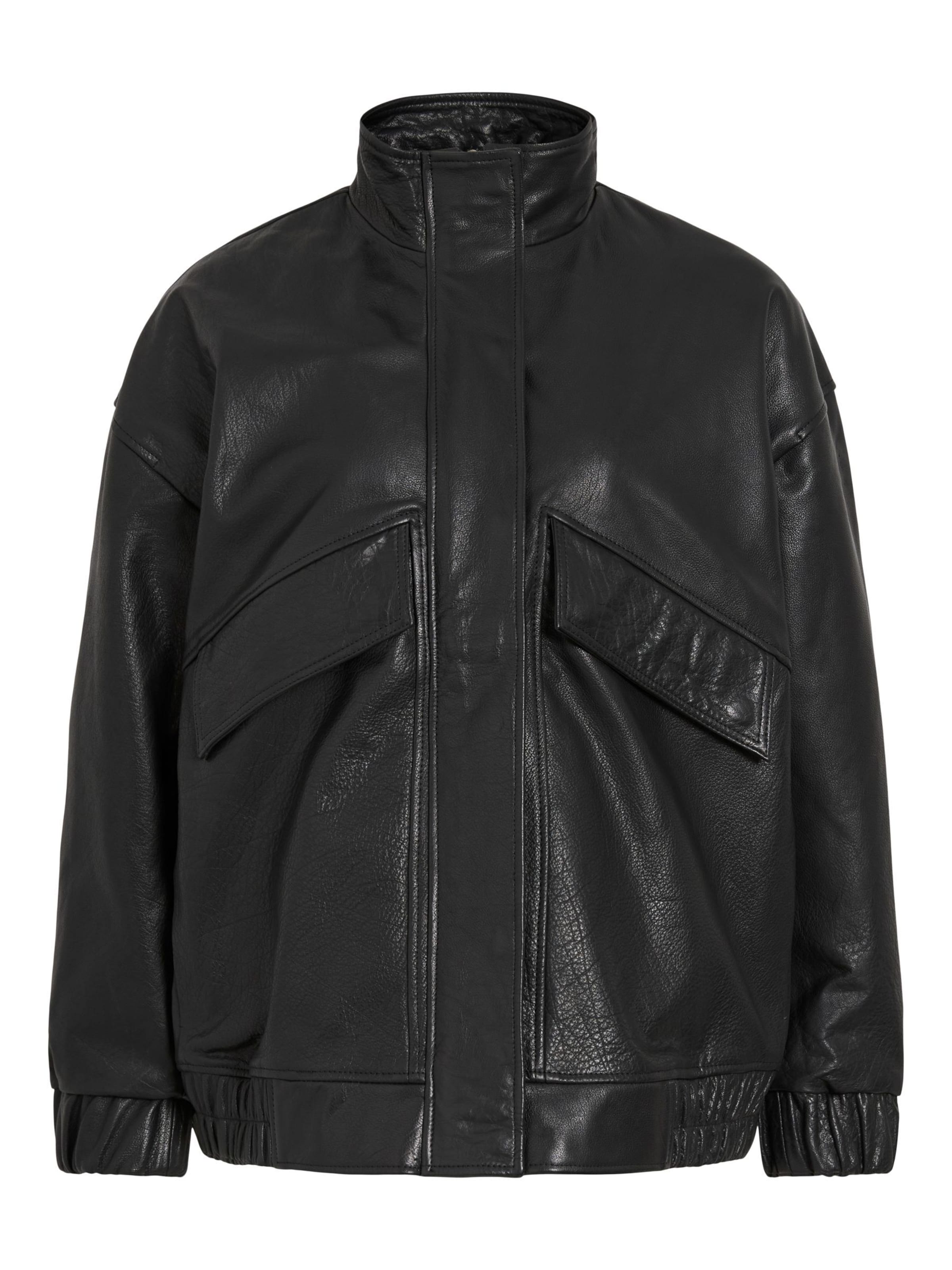 ROUGE EDIT - Chaqueta de entretiempo en negro: frente
