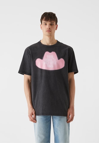 Lost Youth Shirt 'Wild Room Service' in Schwarz: Vorderseite