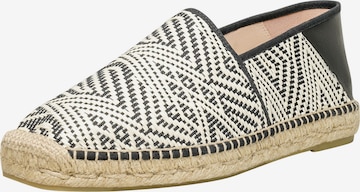 Henry Stevens Espadrilles 'Taylor EP' in Zwart: voorkant