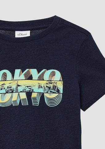 T-Shirt s.Oliver en bleu
