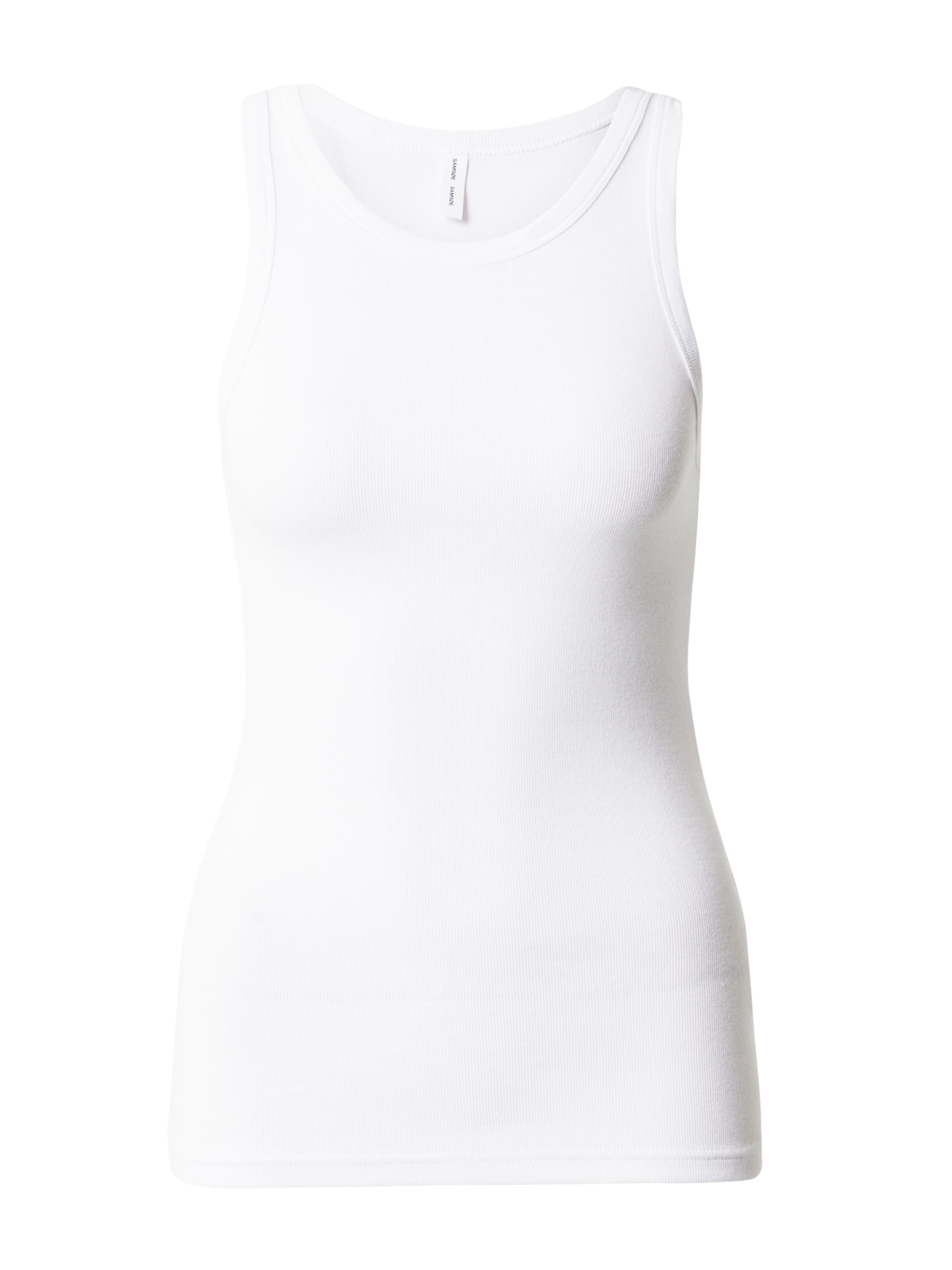 Samsøe Samsøe Τοπ 'Alexo' σε λευκό: μπροστά