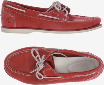 TIMBERLAND Flats & Loafers in 40,5 in Red: front