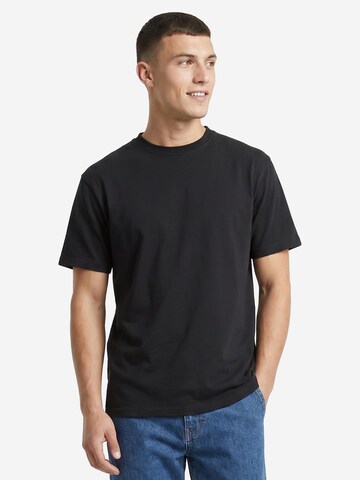 JACK & JONES Shirt 'Cotton Relaxed' in Black