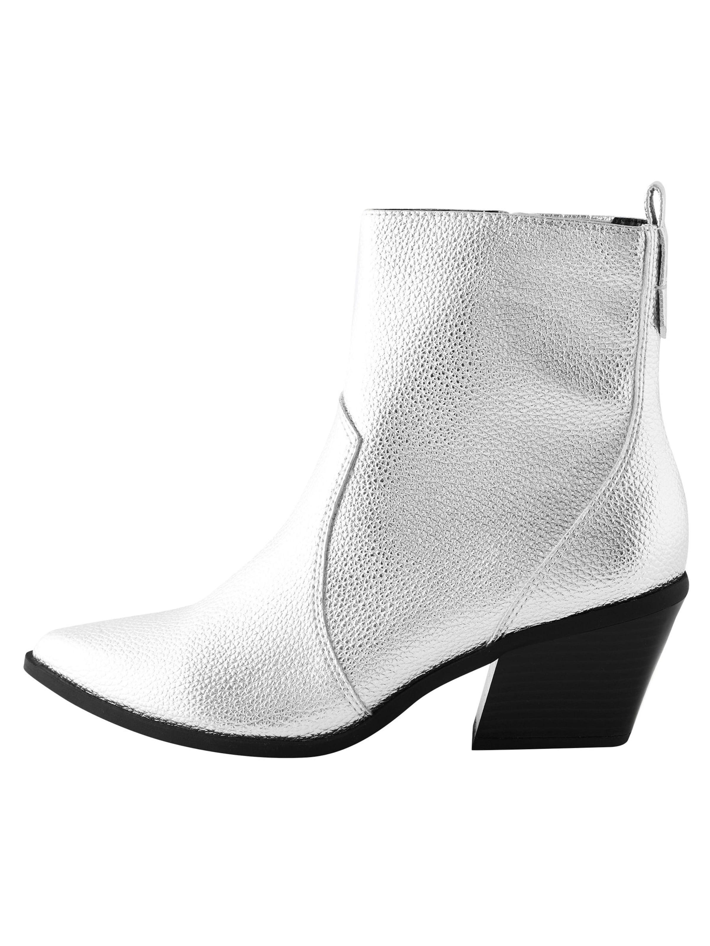 Next Καουμπόικη μπότα 'Forever Comfort®' σε ασημί: μπροστά