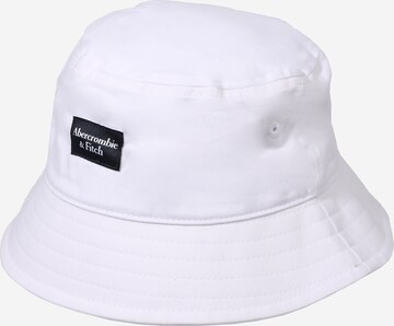 Chapeau Abercrombie & Fitch en blanc : devant