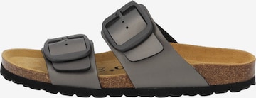 Palado Pantolette 'Samos' in Grau: Vorderseite