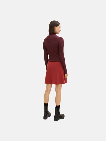 TOM TAILOR Skirt 'Ottoman' in Red