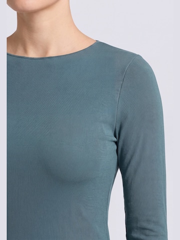 Ciocca - Camiseta térmica 'Cashmere undershirt barchetta' en verde
