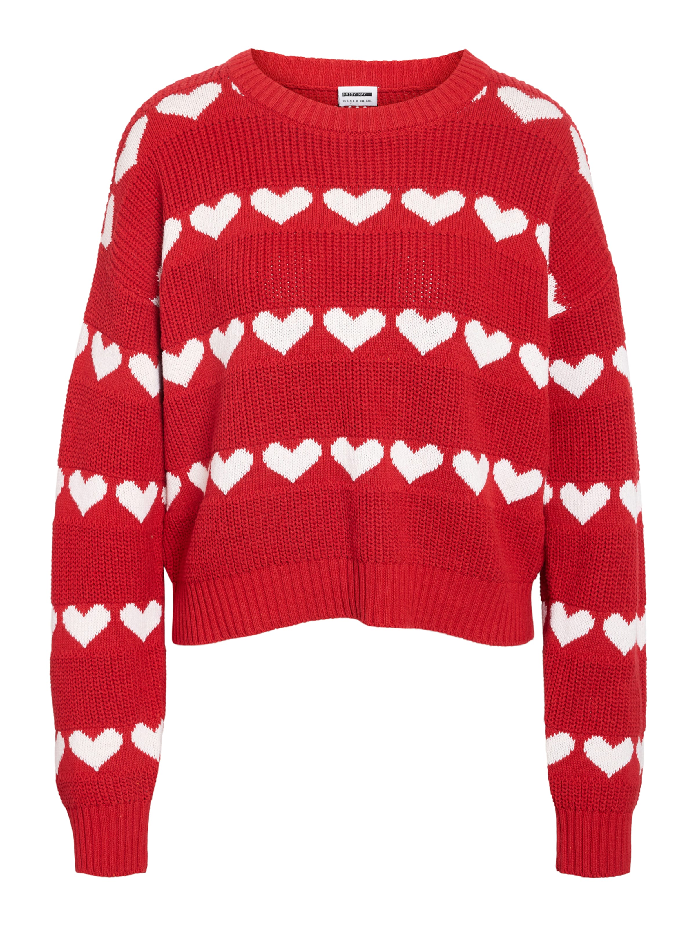 Noisy may - Pullover 'NMBLITZEN' em vermelho: frente