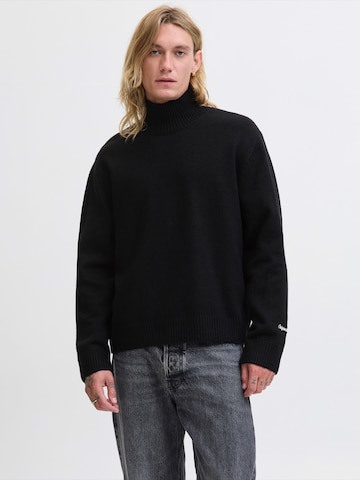 JACK & JONES Neulepaita 'JORNORREBRO' värissä musta: etupuoli
