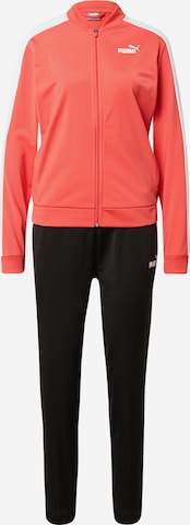 PUMA Trainingspak in Rood: voorkant