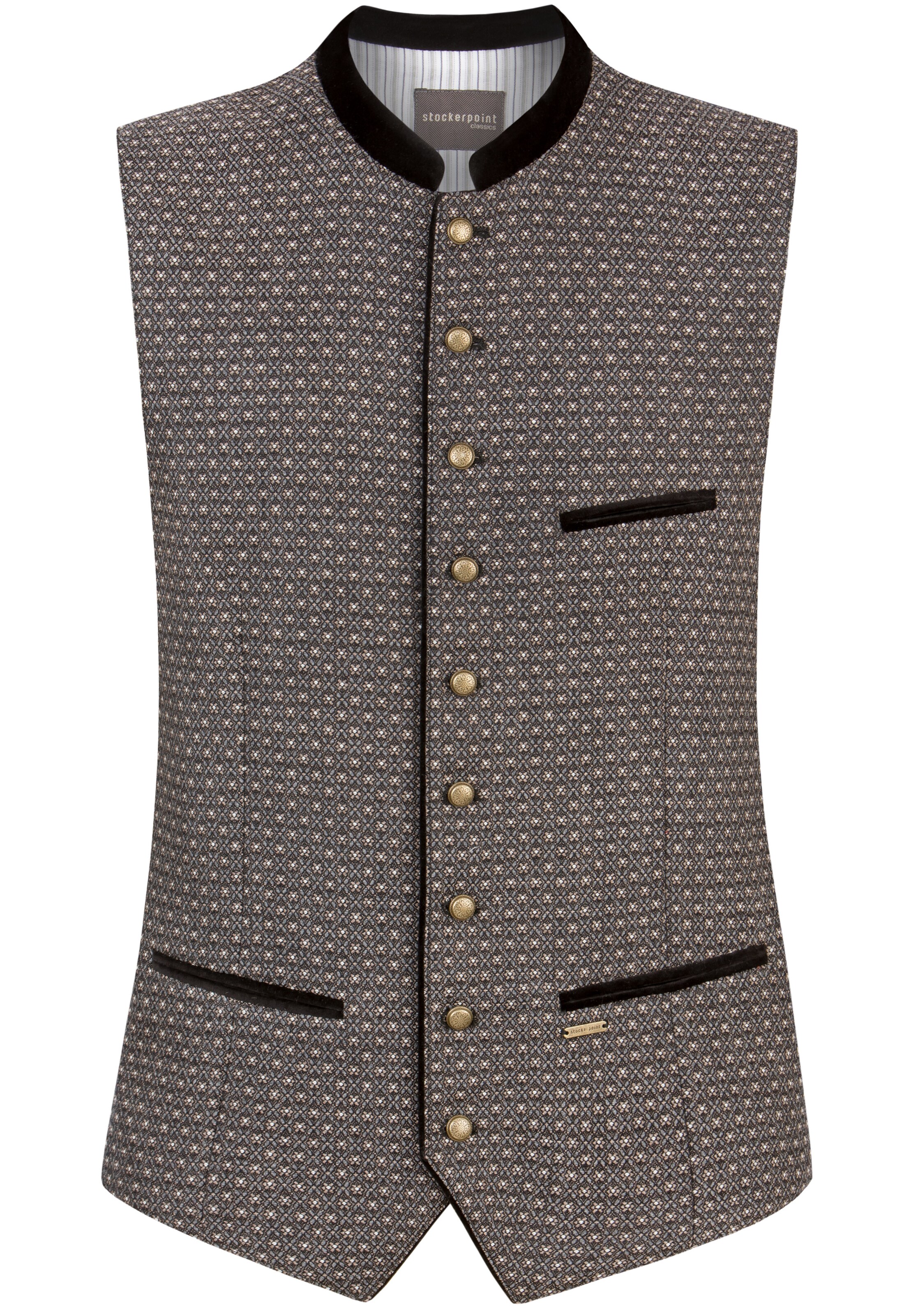 STOCKERPOINT Traditional vest 'Ermes' in 44 in Dark brown, Item view