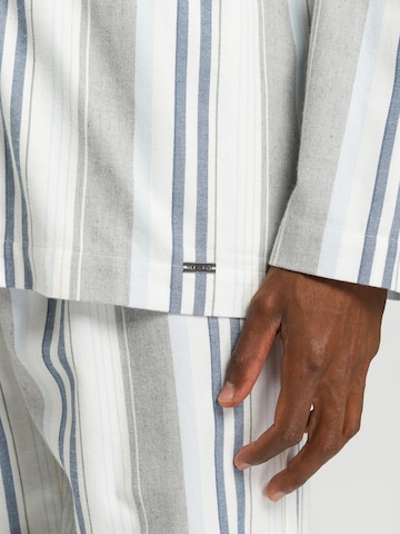 Hanro Long Pajamas 'Cozy Comfort' in Grey