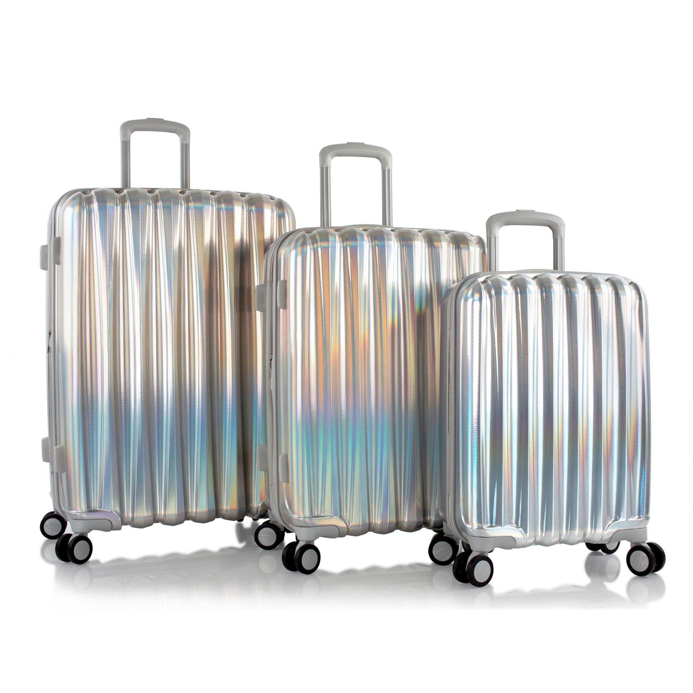 Heys Suitcase Set 'Astro' in Silver: front