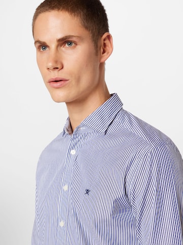 Hackett London - Ajuste estrecho Camisa en azul