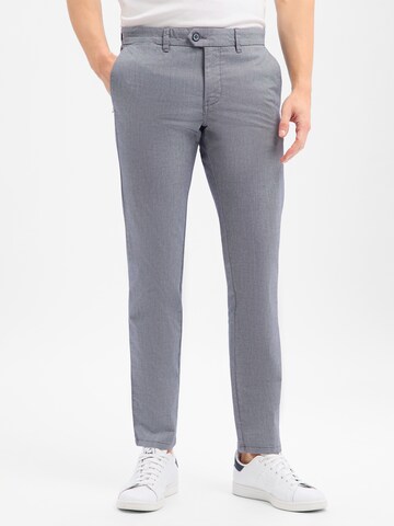 Regular Pantalon 'Dylan' Finshley & Harding en bleu : devant
