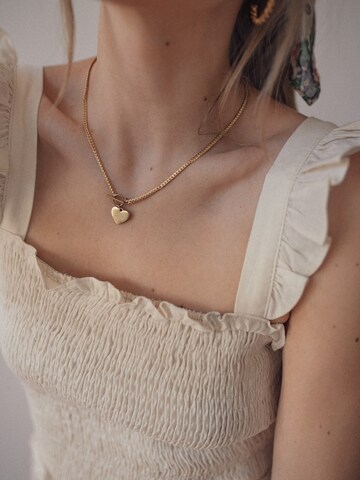 Hey Happiness Kette 'Romance'‌‌ in Gold: Vorderseite