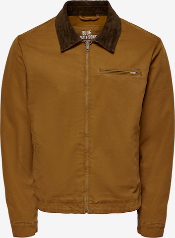 Only & Sons Between-Season Jacket 'More' in Brown: front