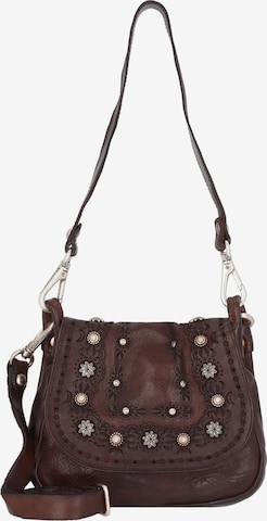 Campomaggi Shoulder Bag in Brown: front