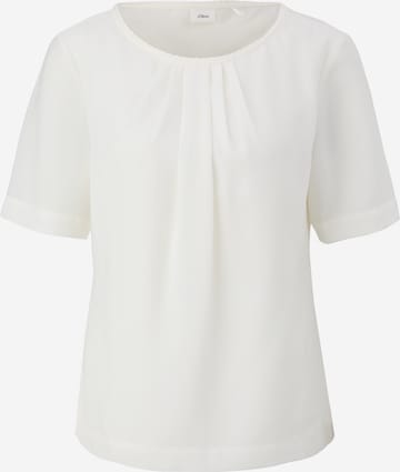 s.Oliver BLACK LABEL Blouse in Beige: front