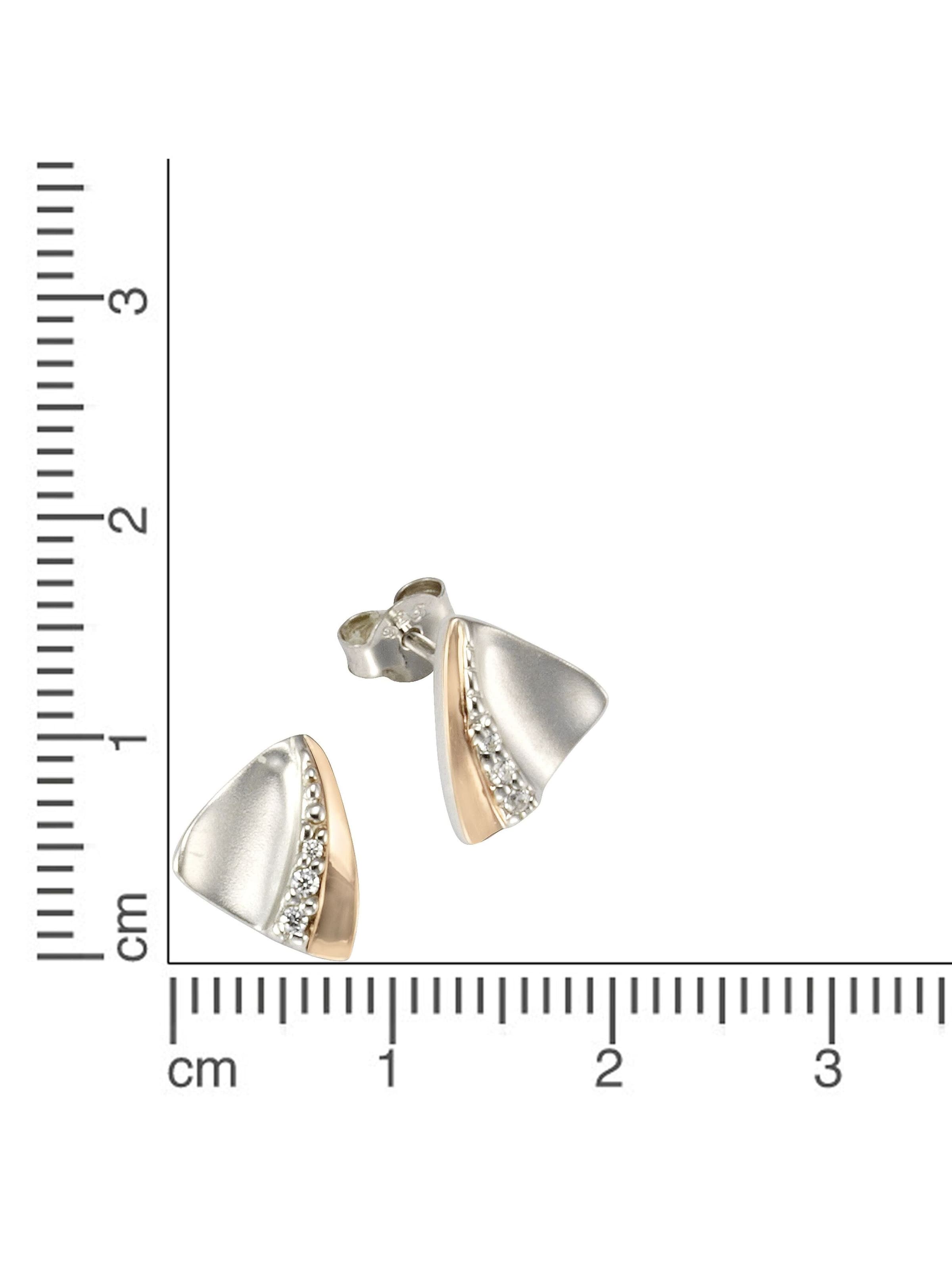Zeeme Boucles d'oreilles en argent, Vue avec produit