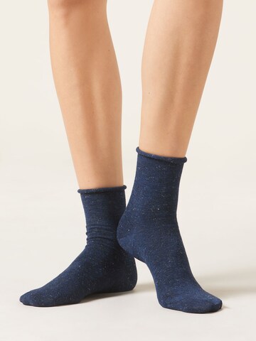 CALZEDONIA Socks in Blue: front